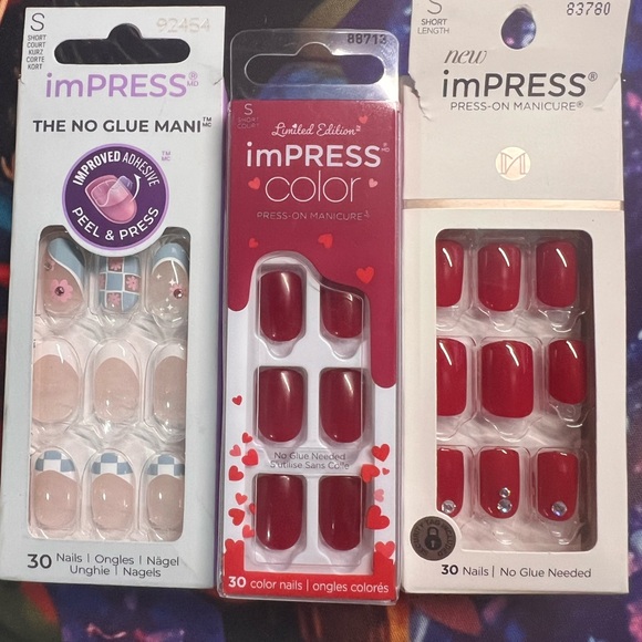 imPRESS Other - imPRESS Red and Nude Press-On Manicure Set